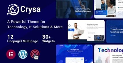 Crysa (v2.1.0) IT Solutions WordPress Theme