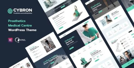 Cybron (v1.0.2) Prosthetics Medical Center WordPress Theme