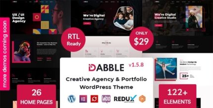 Dabble (v1.6.7) Creative Agency & Portfolio WordPress Theme