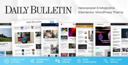 Daily Bulletin (v1.2.1) Magazine & Newspaper WordPress Theme