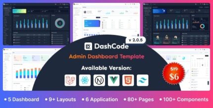 DashCode (v2.0.9) Admin Dashboard Template