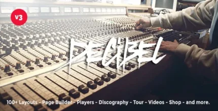 Decibel v3.8.67 (Activated) Professional Music WordPress Theme