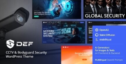 Def v1.4.0 CCTV & Bodyguard Security WordPress Theme