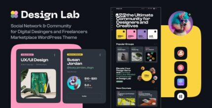 Design Lab (v1.1.3) Freelancers Community WordPress Theme