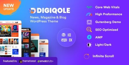 Digiqole (v2.2.7) News Magazine WordPress Theme