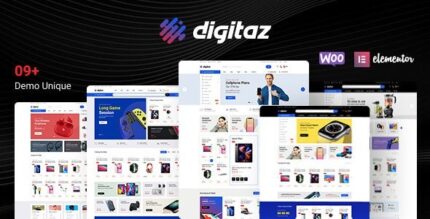 Digitaz (v1.3.3) Electronics Elementor WooCommerce Theme