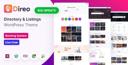 Direo (v3.0.2) Directory & Listing WordPress Theme
