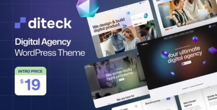 Diteck (v1.2.2) Digital Agency WordPress Theme