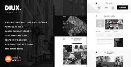 Diux (v1.4) Responsive One Page Portfolio Theme
