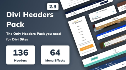 Divi Headers Pack (v2.3)