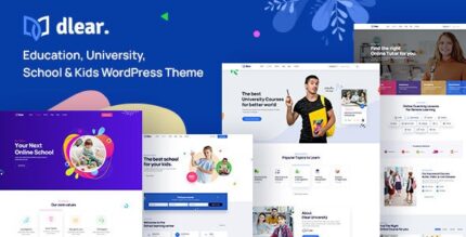 Dlear v1.0.9 Education, University & School WordPress Theme
