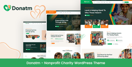 Donatm (v1.0.1) Nonprofit Charity WordPress Theme