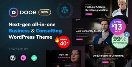 Doob (v2.0.6) Business & Consulting WordPress Theme