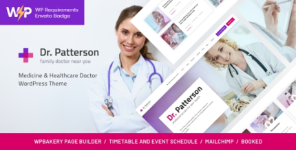 Dr.Patterson (v1.3.1) Medical & Healthcare Doctor WordPress Theme