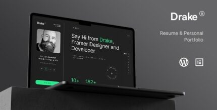 Drake (v4.5.0) Personal Portfolio WordPress Theme
