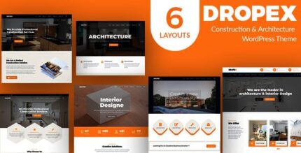 Dropex (v2.0) Architecture WordPress Theme