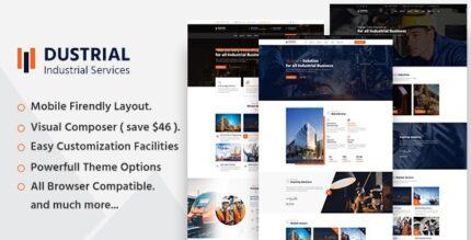Dustrial (v5.0.2) Factory & Industrial WordPress Theme