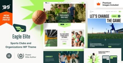 EagleElite (v21.0) Sports Club WordPress Theme [Activated]