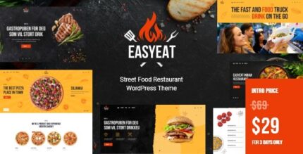 EasyEat (v1.14.0) Street Food Restaurant WordPress Theme [Activated]