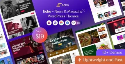 Echoo (v1.2.9) News Magazine WordPress Theme