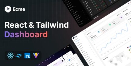 Ecme (v1.2.1) – React Tailwind Admin Template (React 19)