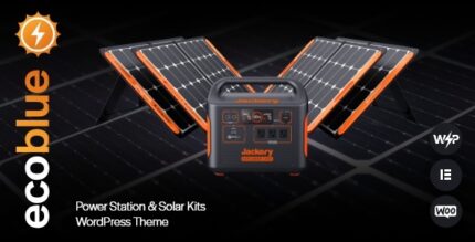 EcoBlue (v1.14.0) Power Station & Solar Kits WordPress Theme
