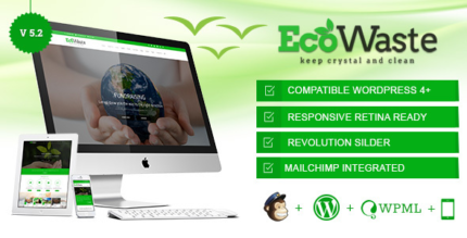 EcoWaste (v7.0) Environmental WordPress Theme