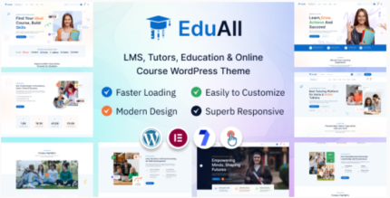 EduAll (v1.0.4) Education LMS Tutors & Course WordPress