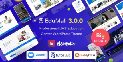 EduMall (v4.5.0) Professional LMS Education Center WordPress Theme