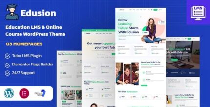 Edusion (v1.6) Education LMS WordPress Theme