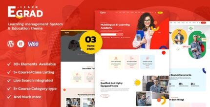 Egrad (v1.1.2) LMS Education WordPress