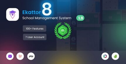 Ekattor 8 School Management System (SAAS) v2.3 [Activated]