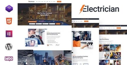 Electrician (v5.6) Electricity Services WordPress Theme