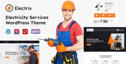Electrik (v1.3) Electricity Services WordPress Theme