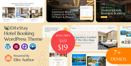 EliteStay (v1.0.1) Hotel Booking WordPress Theme