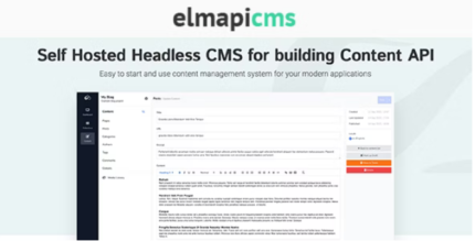 ElmapiCMS v3.0.0 Headless CMS for building Content API