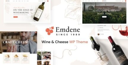 Emdene (v1.0.19) Wine & Cheese WordPress Theme