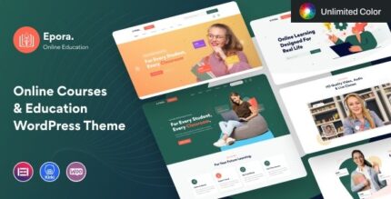 Epora (v1.1.2) Online Courses & Education WordPress Theme