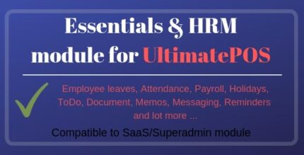 Essentials & HRM v5.2 (Human resource management) Module for UltimatePOS