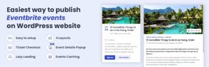 Event Feed for Eventbrite Pro v1.3.2 [Activated]