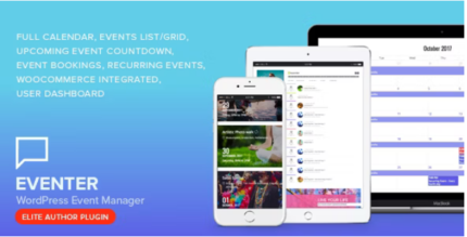 Eventer (v3.11.4) WordPress Event Manager Plugin (Activated)