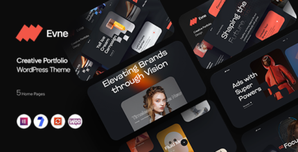 Evne v1.0.0 Creative Portfolio WordPress Theme