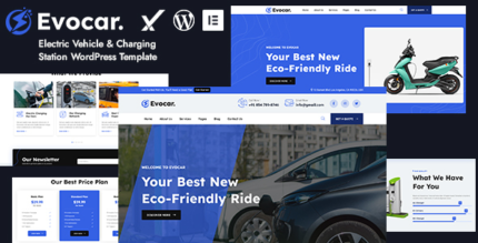 Evocar v1.0.0 Electric Vehicle & Charging Station WordPress Theme