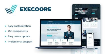 Execoore (v1.4.8) Technology And Fintech Theme