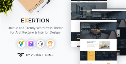 Exertion (v1.5) Architecture & Interior Design WordPress Theme