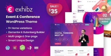 Exhibz v3.0.10 Event Conference WordPress Theme [Activated]