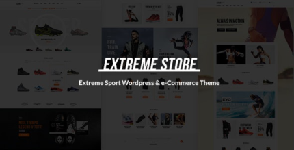 Extreme (v1.5.9) Sports Clothing & Equipment Store WordPress Theme