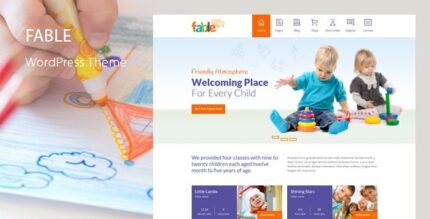 Fable v4.3 Children Kindergarten WordPress Theme