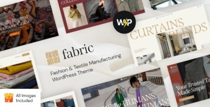 Fabric v1.14.0 Fashion & Textile Manufacturing WordPress Theme (Activated)