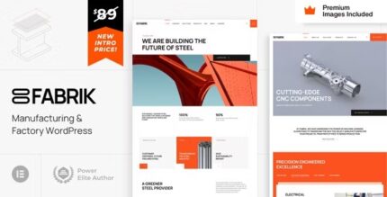 Fabrik (v23.0) Manufacturing & Factory WordPress